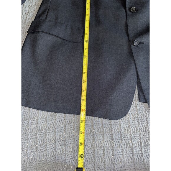 Brooks Brother’s Suit Jacket Mens 38 Navy Blue Blazer 3 Button Made in USA - Picture 7 of 10